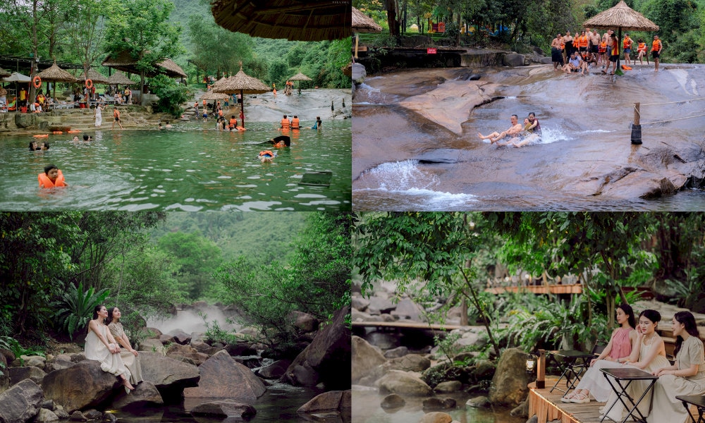 Thác Trượt Bạch Mã